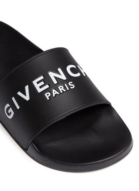 givenchy logo sliders|Givenchy slippers women.